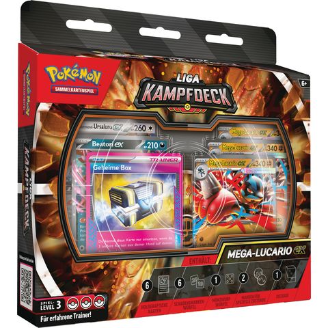 Pokemon Sammelkartenspiel - Liga Kampfdeck - Mega Lucario ex DE