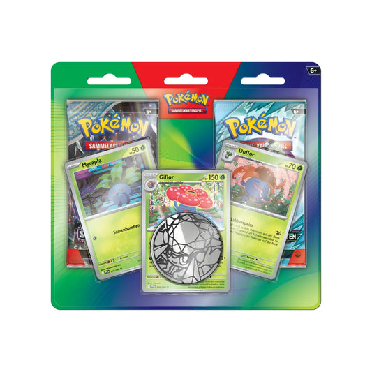 Pokemon Sammelkartenspiel - 2 Pack Blister - Myrapla Giflor Duflor DE