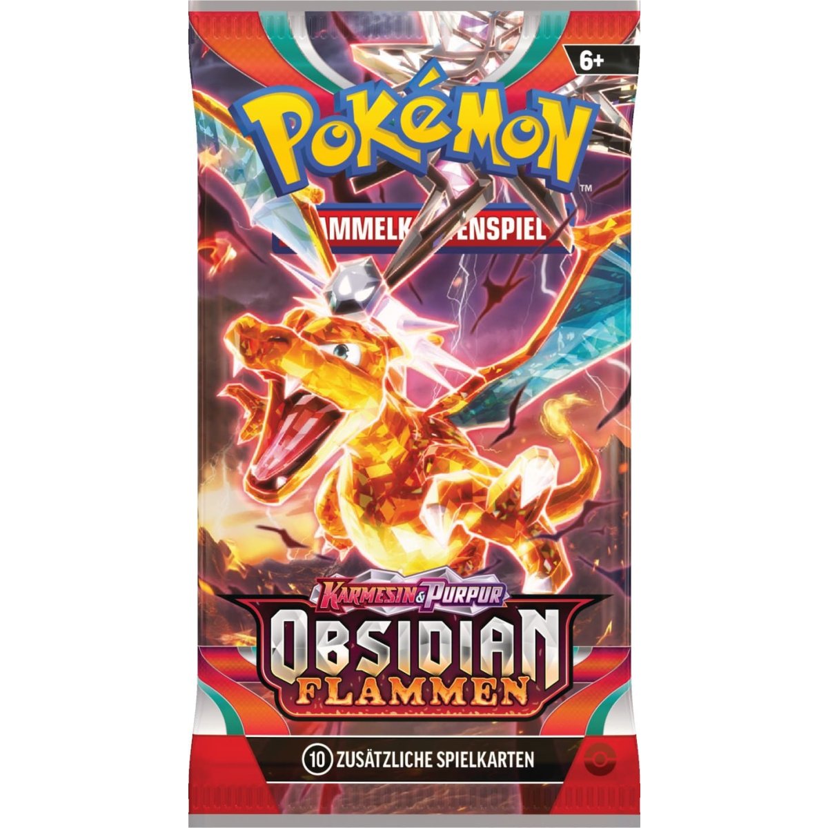 Pokemon Sammelkartenspiel - Karmesin & Purpur Obsidian Flammen Booster DE