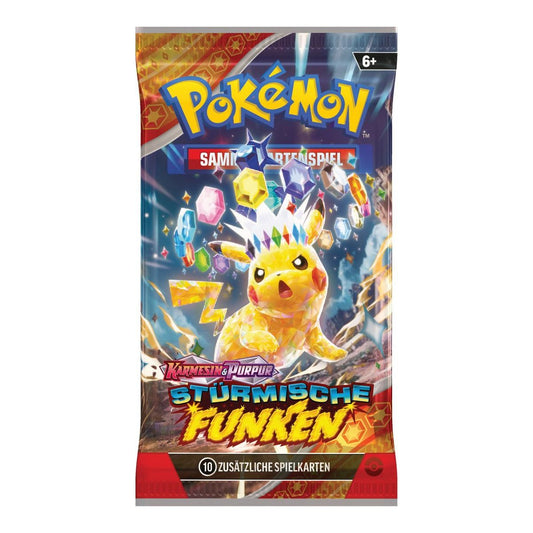 Pokemon Sammelkartenspiel - Karmesin & Purpur Stürmische Funken Booster DE