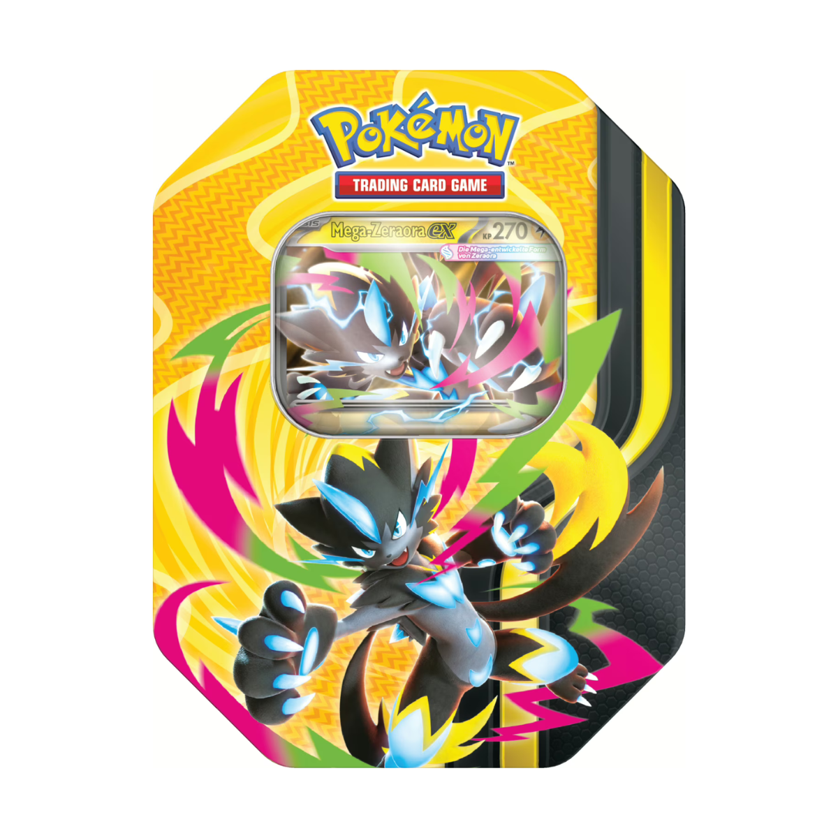 Pokemon Sammelkartenspiel - Mega Zeraora EX - Tin DE