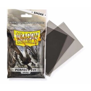 Schutzhüllen Dragon Shield Perfect Fit: Klar/Rauch (100 Stück)