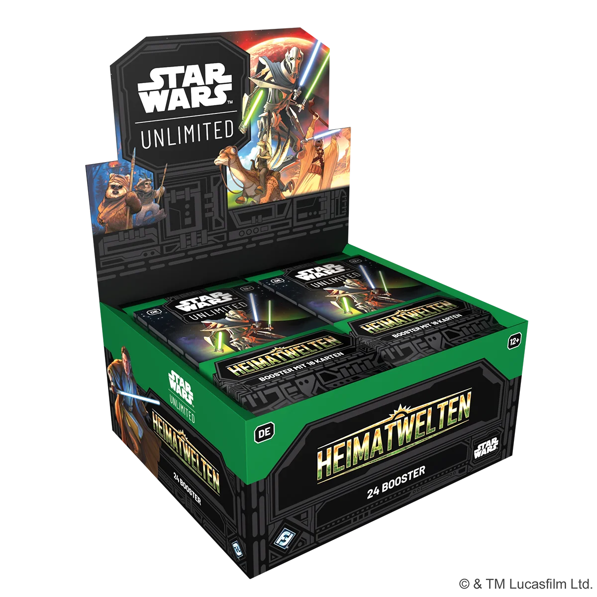 Star Wars: Unlimited – Heimatwelten (Booster-Display) DE