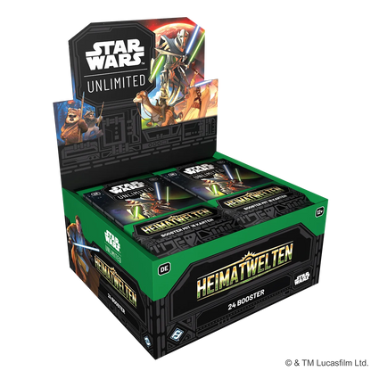 Star Wars: Unlimited – Heimatwelten (Booster-Display) DE