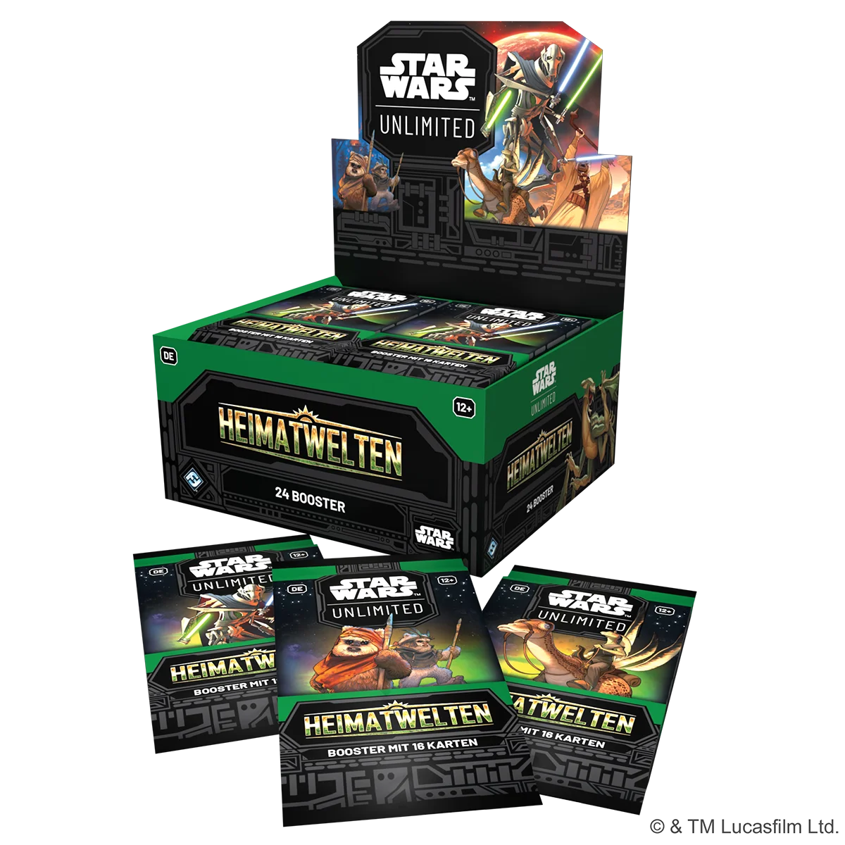 Star Wars: Unlimited – Heimatwelten (Booster-Display) DE