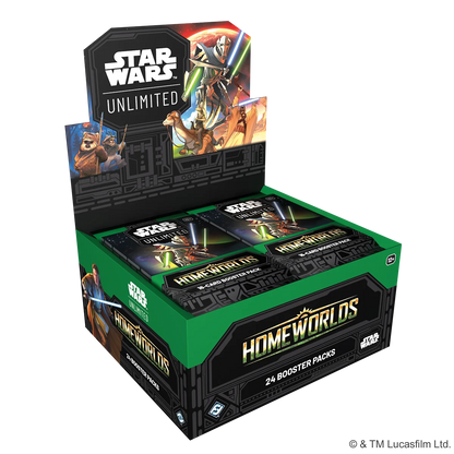 Star Wars: Unlimited – Homeworlds (Booster-Display) EN