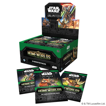 Star Wars: Unlimited – Homeworlds (Booster-Display) EN