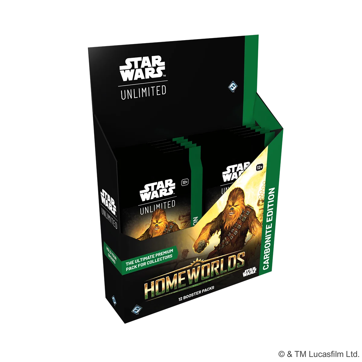 Star Wars: Unlimited – Homeworlds (Carbonite Booster Display)