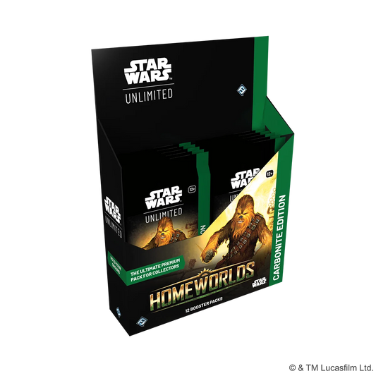 Star Wars: Unlimited – Homeworlds (Carbonite Booster Display)