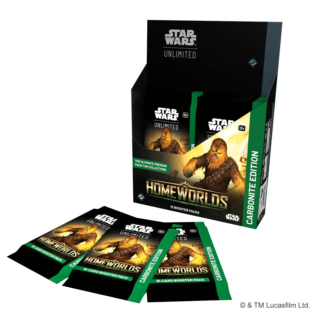Star Wars: Unlimited – Homeworlds (Carbonite Booster Display)