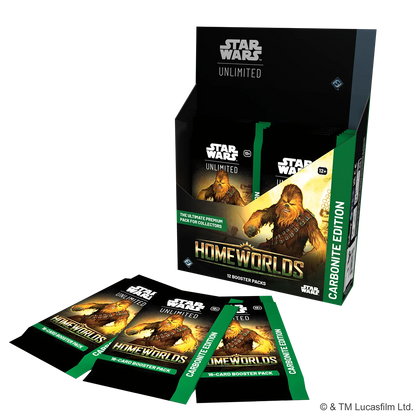 Star Wars: Unlimited – Homeworlds (Carbonite Booster Display)