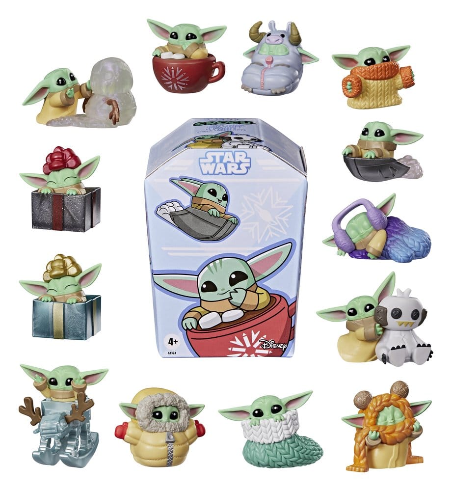 Star Wars Minifiguren 4 cm Grogu Force Freeze Series 2 Blind Box
